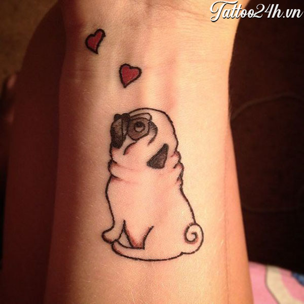 8 Tattoo chó nâu ý tưởng  hình xăm chó hình xăm nhân vật hoạt hình yêu hình  xăm